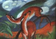 Franz Marc Red Deer II oil painting